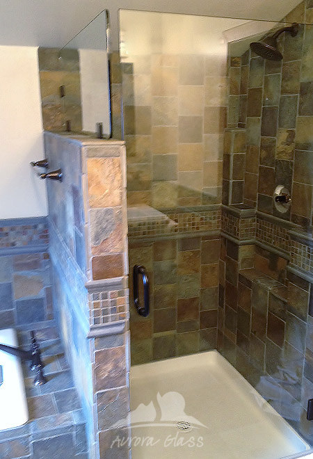 Heavey Glass Shower Door and Partition Panel